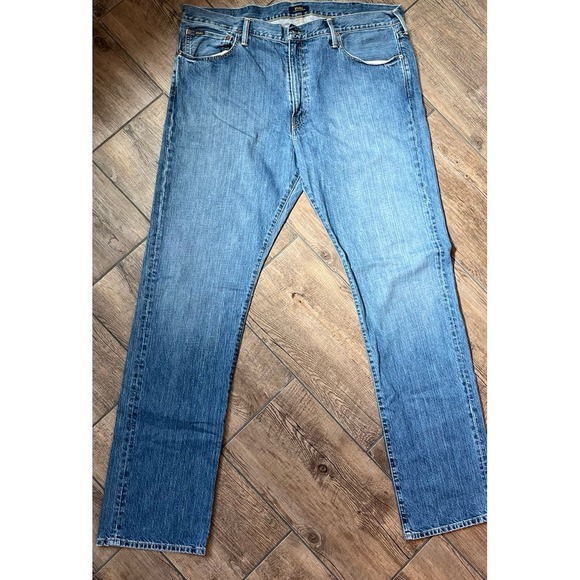 Polo Polo Ralph Lauren The Hampton Relaxed Straight Blue Jeans Men's Size 40Tx36 - Picture 1 of 9